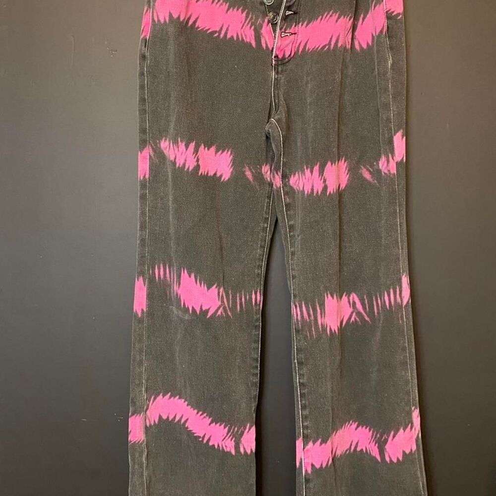 Shein Pink Tie Dye Jeans